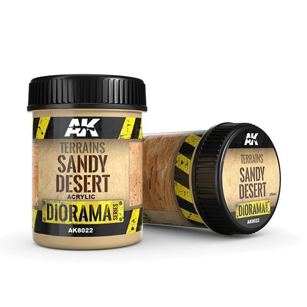 AK8022 AK Diorama Series Terrains Sandy Desert 250ml Diorama Series Lets Play Games   
