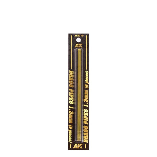 AK Interactive Building Materials - Brass Pipes 1.3mm (5) AK Building Materials Lets Play Games   