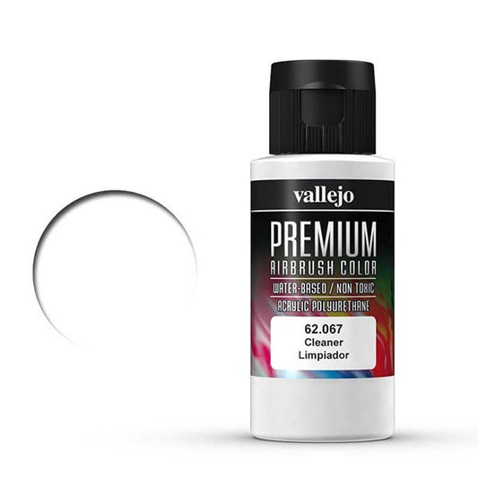 Vallejo 62.067 Premium Airbrush Cleaner 60 ml Vallejo Auxiliary Lets Play Games   
