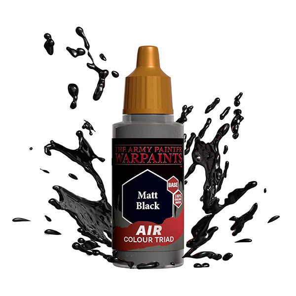 AW1101 Army Painter - Air Matt Black 18ml Army Painter Air War and Peace Games   