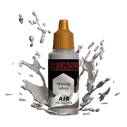 AW1129 Army Painter - Air Shining Silver 18ml Army Painter Air War and Peace Games   