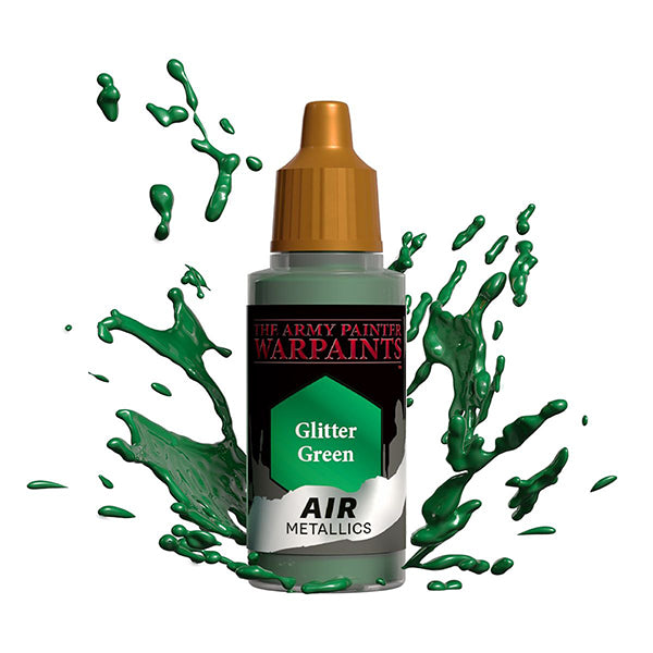 AW1484 Army Painter - Air Glitter Green 18ml Army Painter Air War and Peace Games   