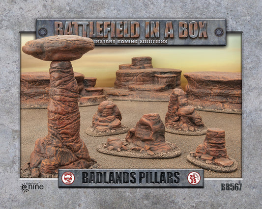 Badlands Pillars Battlefield in a Box Aetherworks   