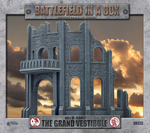 Gothic Battlefields - Grand Vestibule (x1) - 30mm Battlefield in a Box Aetherworks   