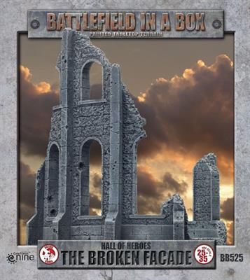 Gothic Battlefields - Broken Façade (x2) - 30mm Battlefield in a Box Aetherworks   