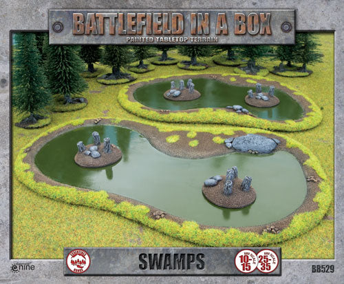 Swamps - Terrain Set Battlefield in a Box Aetherworks   