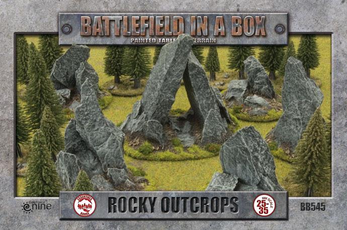 Rock Outcrops Battlefield in a Box Aetherworks   