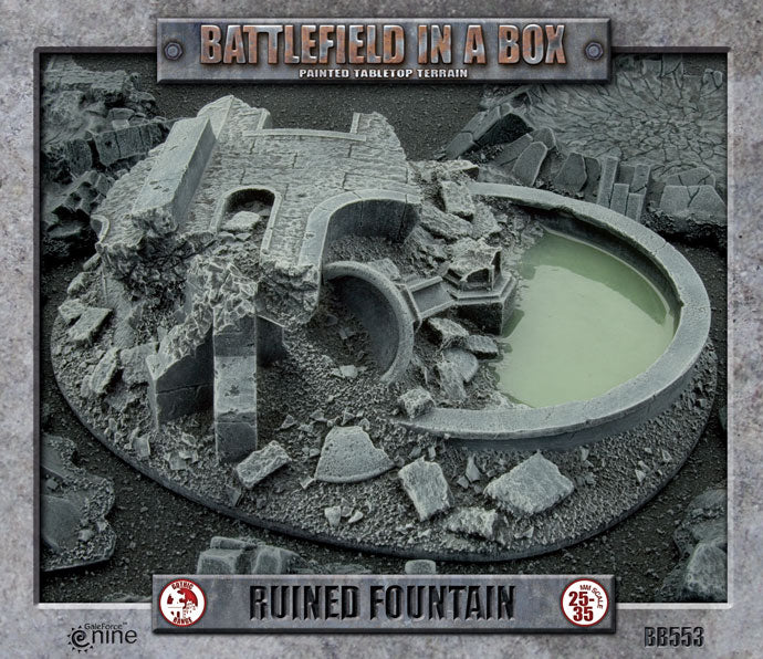 Gothic Terrain - Ruined Fountain Battlefield in a Box Aetherworks   