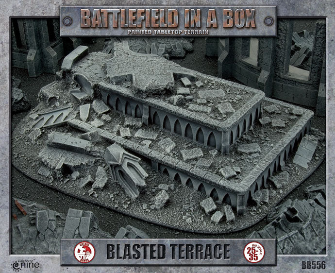 Gothic Terrain - Blasted Terrace Battlefield in a Box Aetherworks   