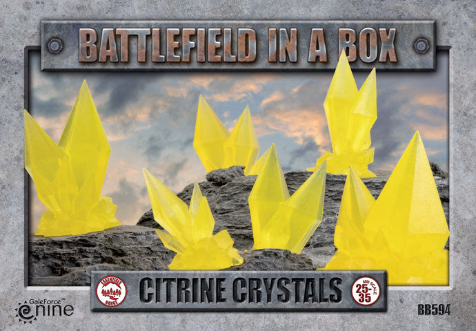 Citrine Crystals Battlefield in a Box Aetherworks   