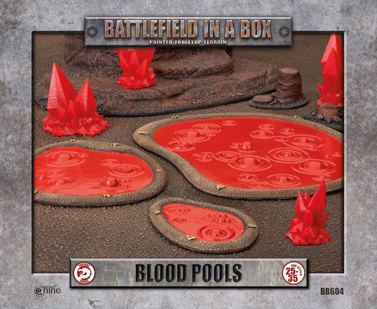 Blood Pools (x3) - 30mm Battlefield in a Box Aetherworks   