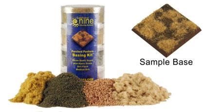 Hobby Round: Parched Pasture 4 Pack Kit GF9 Basing Gale Force Nine   