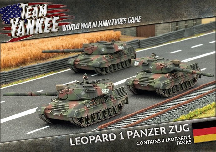 Leopard 1 Panzer Zug (x3) Team Yankee BattleFront   