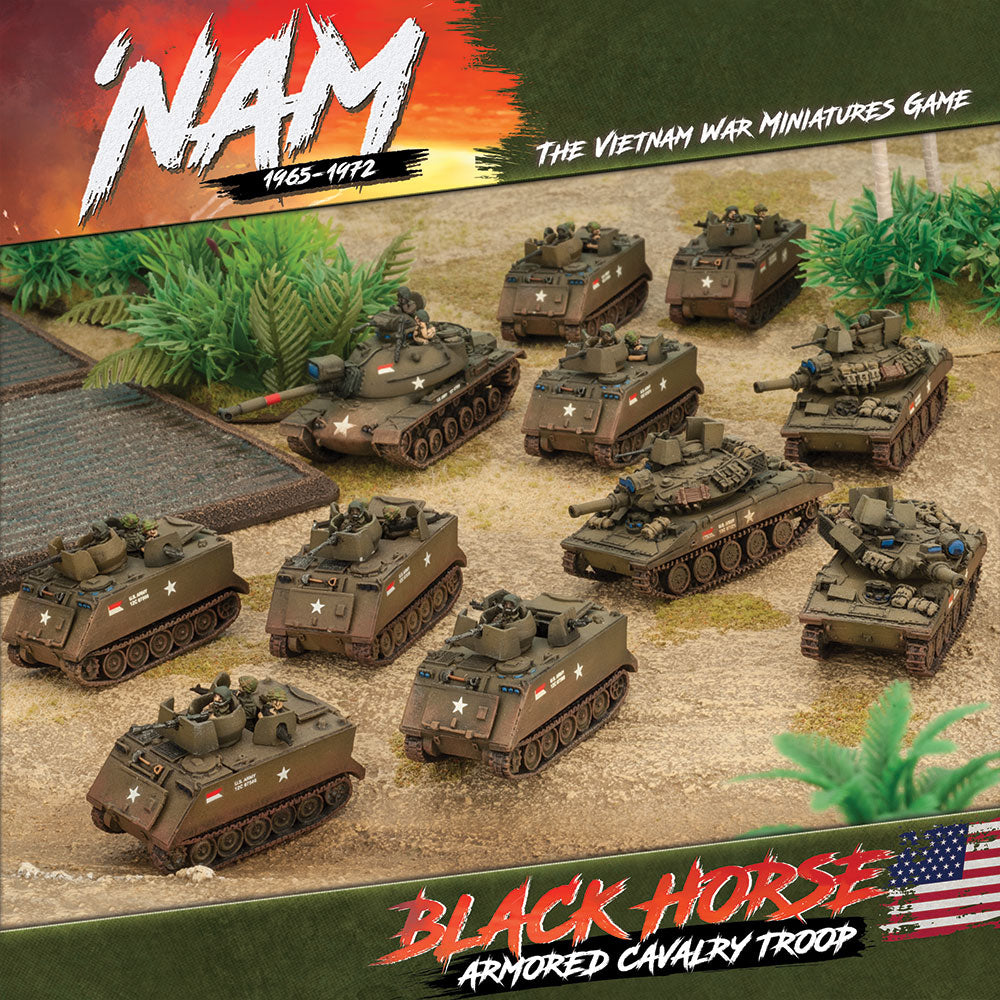 Nam: Black Horse Armoured Cavalry Troop Nam Miniatures Game Battlefront   
