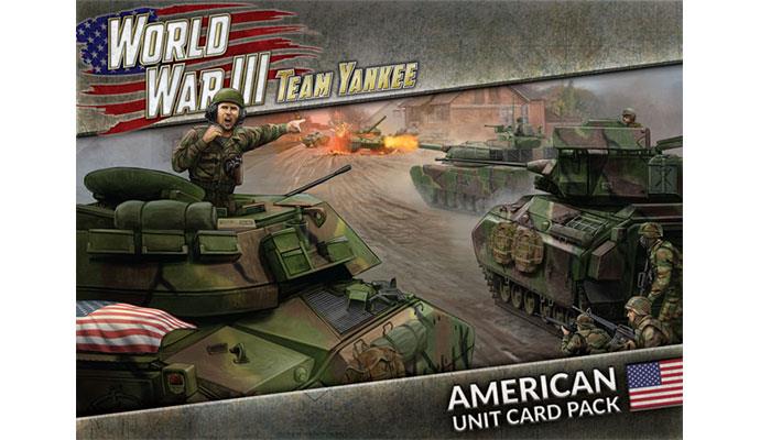 WWIII: American Unit Card Pack Team Yankee BattleFront   