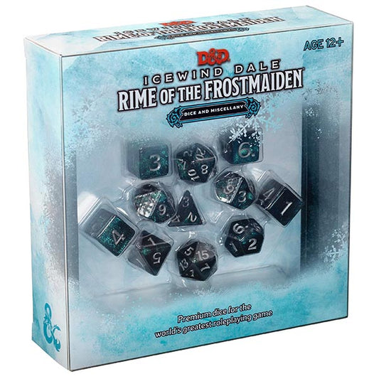 D&D Icewind Dale: Rime of the Frostmaiden Dice & Miscellany Dungeons & Dragons Lets Play Games   