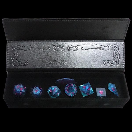 Chronicle 8 Piece 'D2' Resin Dice Sets - Caladium Chronicle RPG Dice Chronicle RPG Store   