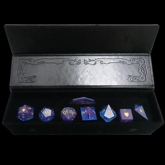 Chronicle 8 Piece 'D2' Resin Dice Sets - Jacaranda Chronicle RPG Dice Chronicle RPG Store   