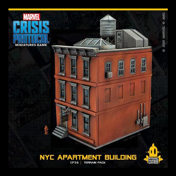 Marvel Crisis Protocol Miniatures Game NYC Apartment Building Terrain Marvel Crisis Protocol Lets Play Games   