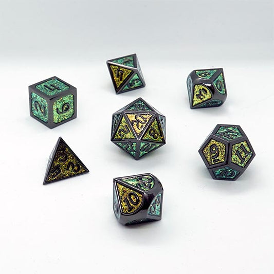 Chronicle Metal Dice Sets - Corrosion Chronicle RPG Dice Chronicle RPG Store   