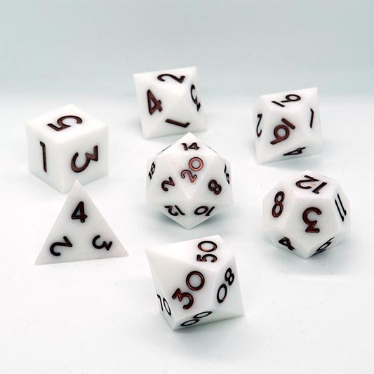 Chronicle Sharp Resin Dice Sets - Frost Chronicle RPG Dice Chronicle RPG Store   