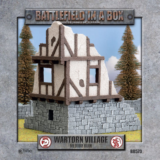 Wartorn Village - Medium Ruin Battlefield in a Box Aetherworks   