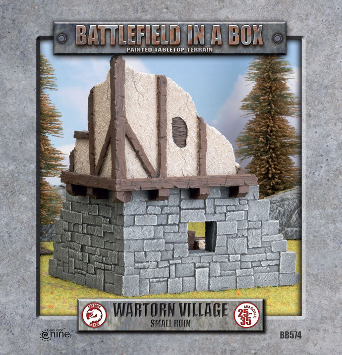 Wartorn Village - Small Ruin Battlefield in a Box Aetherworks   