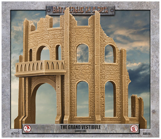 Gothic Battlefields - Grand Vestibule - White (x1) - 30mm Battlefield in a Box Aetherworks   