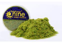 Hobby Round: Green Static Grass GF9 Basing Gale Force Nine   