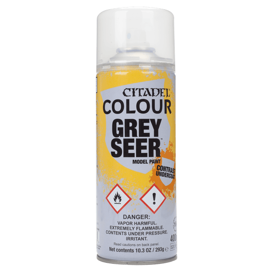 Citadel Spray Paints - Grey Seer Citadel Sprays Games Workshop Paints   