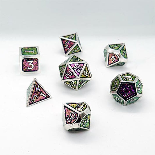 Chronicle Metal Dice Sets - Hermetic Chronicle RPG Dice Chronicle RPG Store   