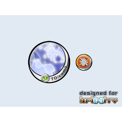 Infinity Tokens Blue 55mm (P00106) Infinity Books and Accessories Micro Art Studios   