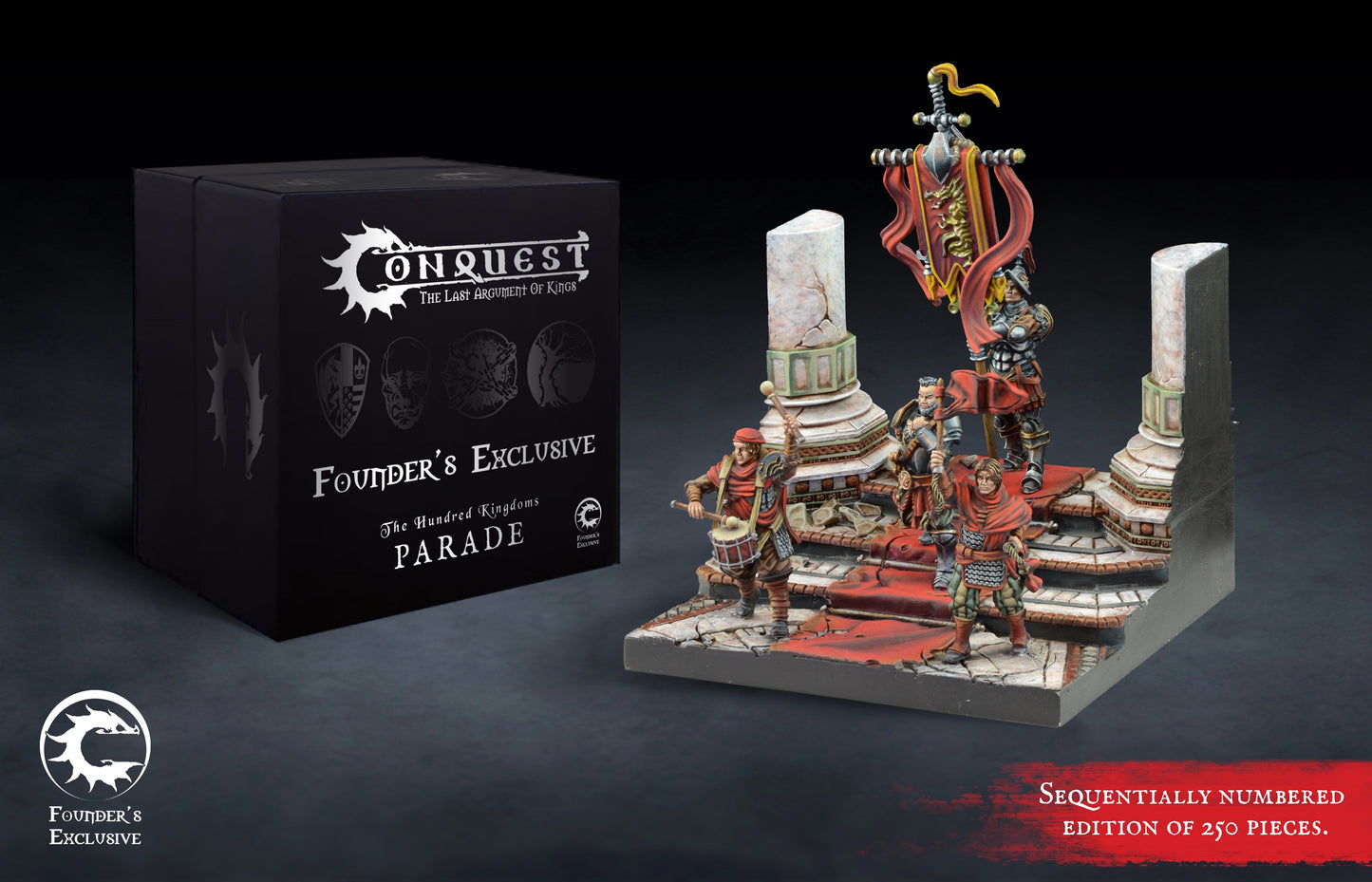 Hundred Kingdoms: Parade Retinue Founder's Exclusive Edition Conquest - The Last Argument of Kings Aetherworks   