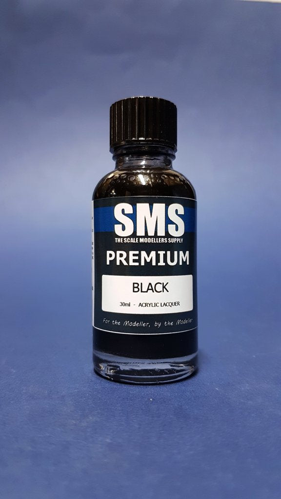 Premium BLACK 30ml SMS Paints The Scale Modellers Supply   