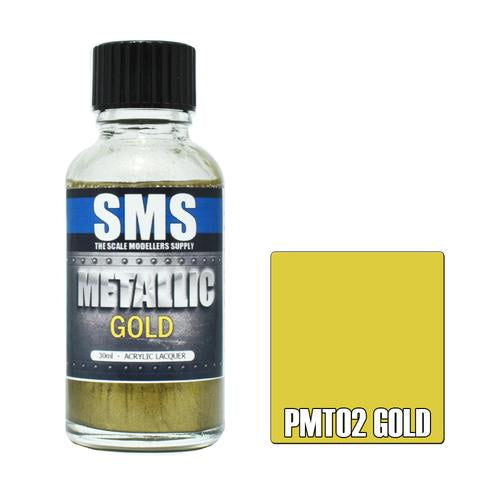 METALLIC GOLD 30ML SMS Paints The Scale Modellers Supply   