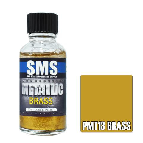 METALLIC BRASS 30ML SMS Paints The Scale Modellers Supply   