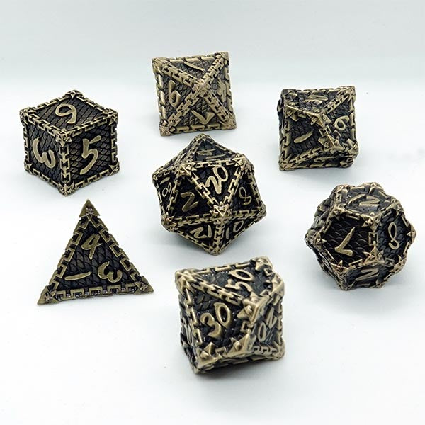 Chronicle Metal Dice Sets - Ronin Chronicle RPG Dice Chronicle RPG Store   