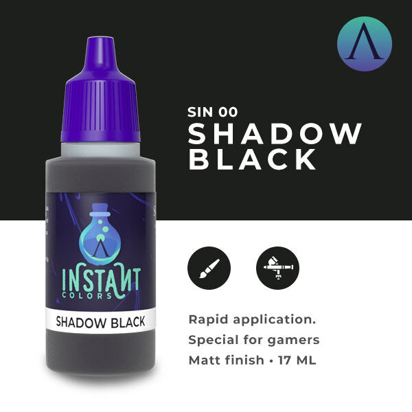 Instant Colors Sin-00 17ml Shadow Black Scale 75 Instant Colors Lets Play Games   