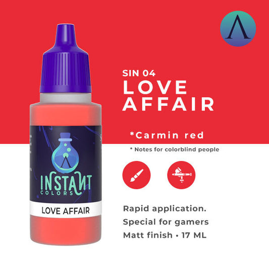Instant Colors Sin-04 17ml Love Affair Scale 75 Instant Colors Lets Play Games   