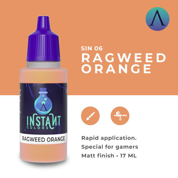 Instant Colors Sin-06 17ml Ragweed Orange Scale 75 Instant Colors Lets Play Games   