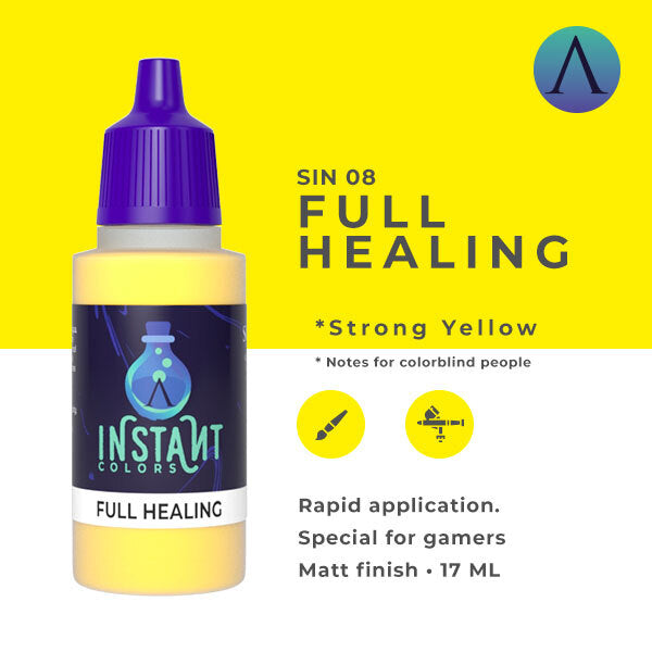 Instant Colors Sin-08 17ml Full Healing Scale 75 Instant Colors Lets Play Games   