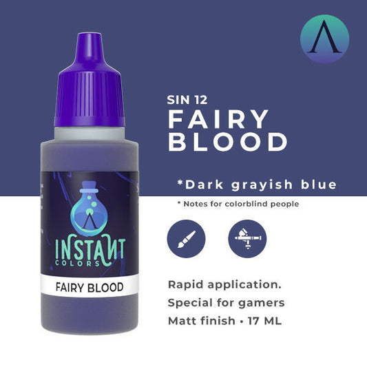 Instant Colors Sin-12 17ml Fairy Blood Scale 75 Instant Colors Lets Play Games   