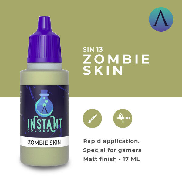 Instant Colors Sin-13 17ml Zombie Skin Scale 75 Instant Colors Lets Play Games   