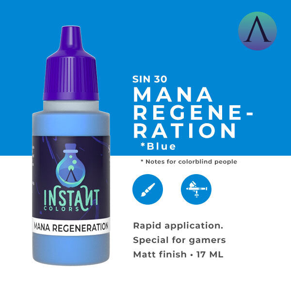 Instant Colors Sin-30 17ml Mana Regeneration Scale 75 Instant Colors Lets Play Games   