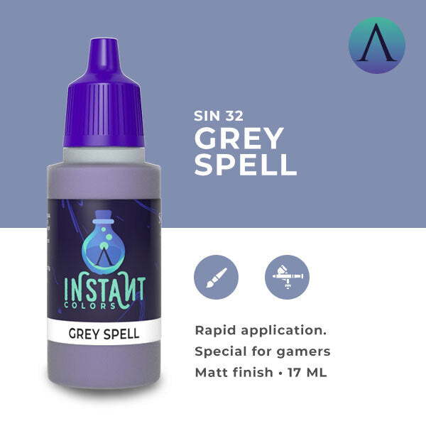 Instant Colors Sin-32 17ml Grey Spell Scale 75 Instant Colors Lets Play Games   