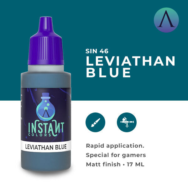 Instant Colors Sin-46 17ml Leviathan Blue Scale 75 Instant Colors Lets Play Games   