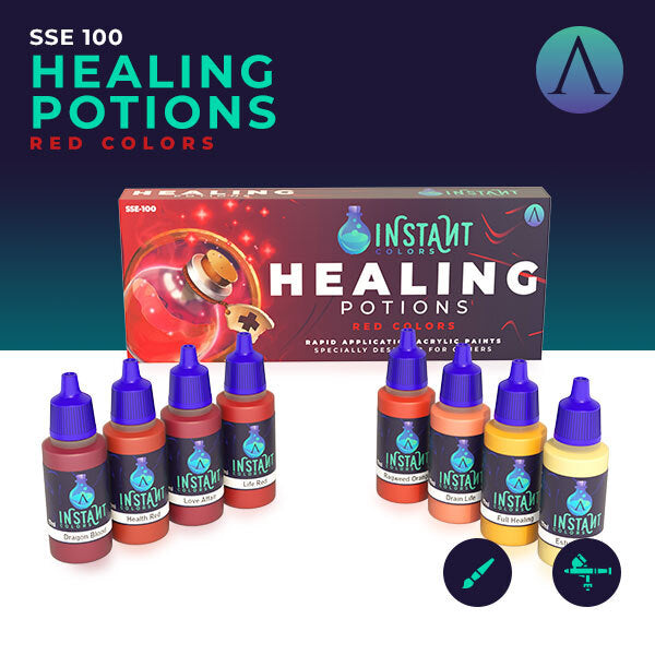 Instant Color Sets Sse-100 Healing Potions Scale 75 Instant Color Sets Lets Play Games   