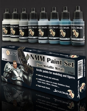 Scale 75 Scalecolor NMM Steel Paint Set Scalecolor Paint Sets Lets Play Games   
