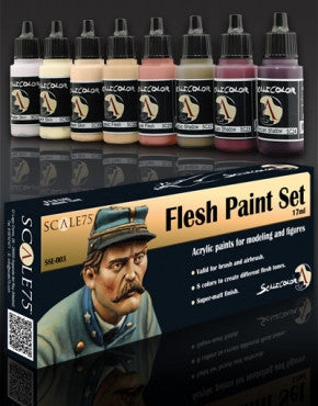 Scale 75 Scalecolor Flesh Paint Set Scalecolor Paint Sets Lets Play Games   