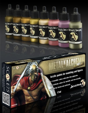 Metal 'n' Alchemy - Golden Series Scalecolor Paint Sets Lets Play Games   